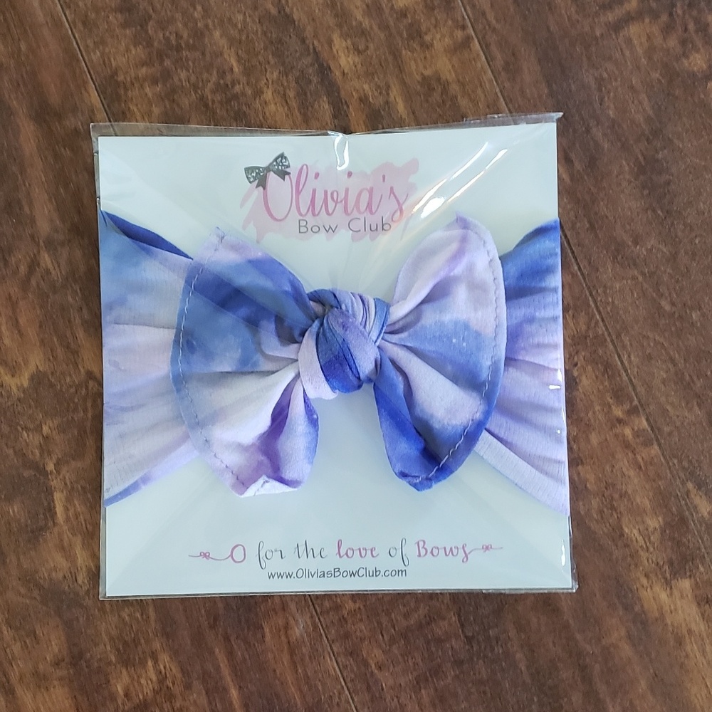 Baby topknot bow